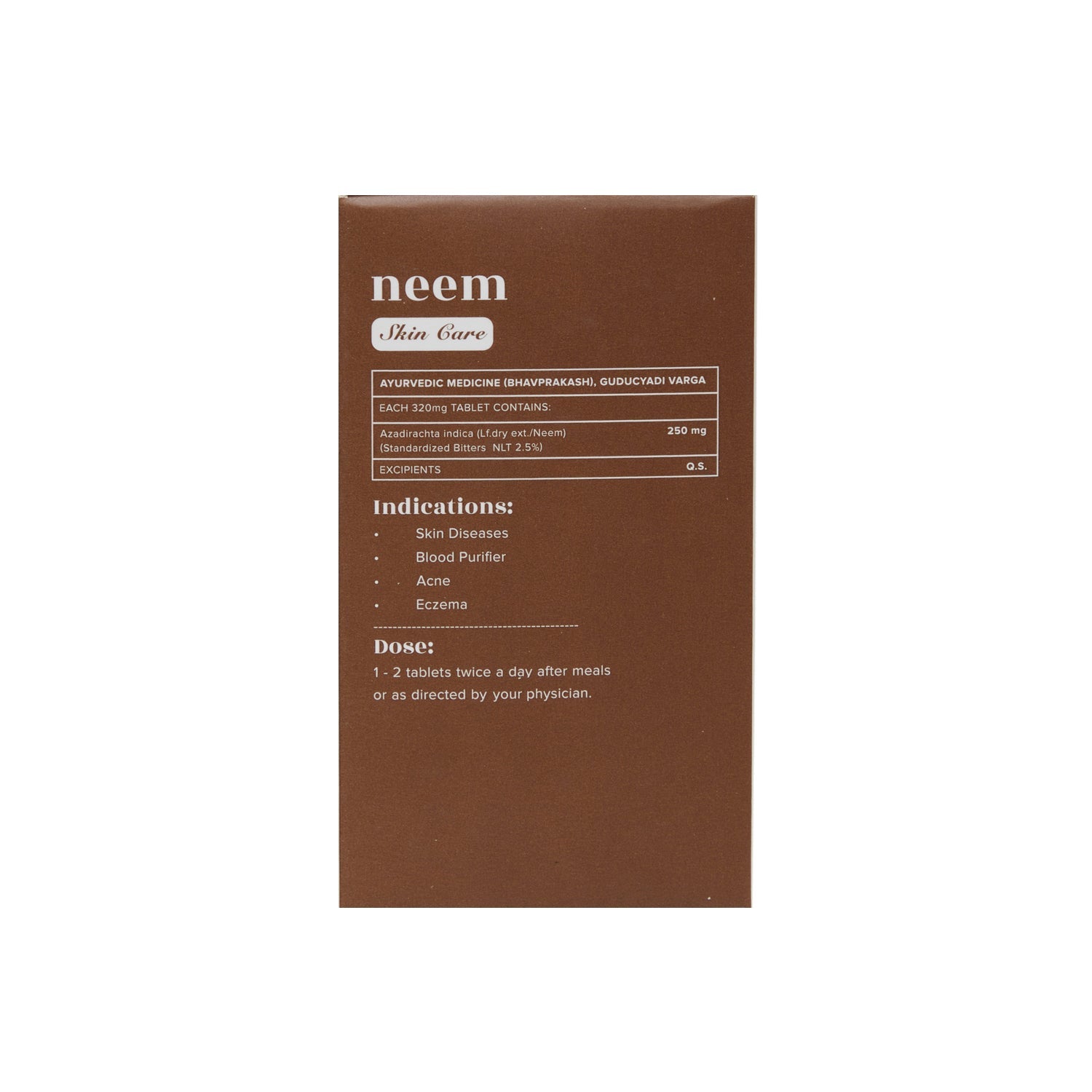 Baidyanath Jhansi Ayurvedant Neem Tablets - Grab2buy