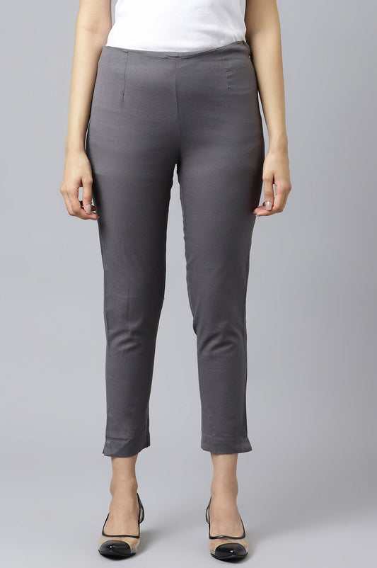 W for Woman Women Grey Slim Pants Grab2Buy WforWoman Grab2Buy