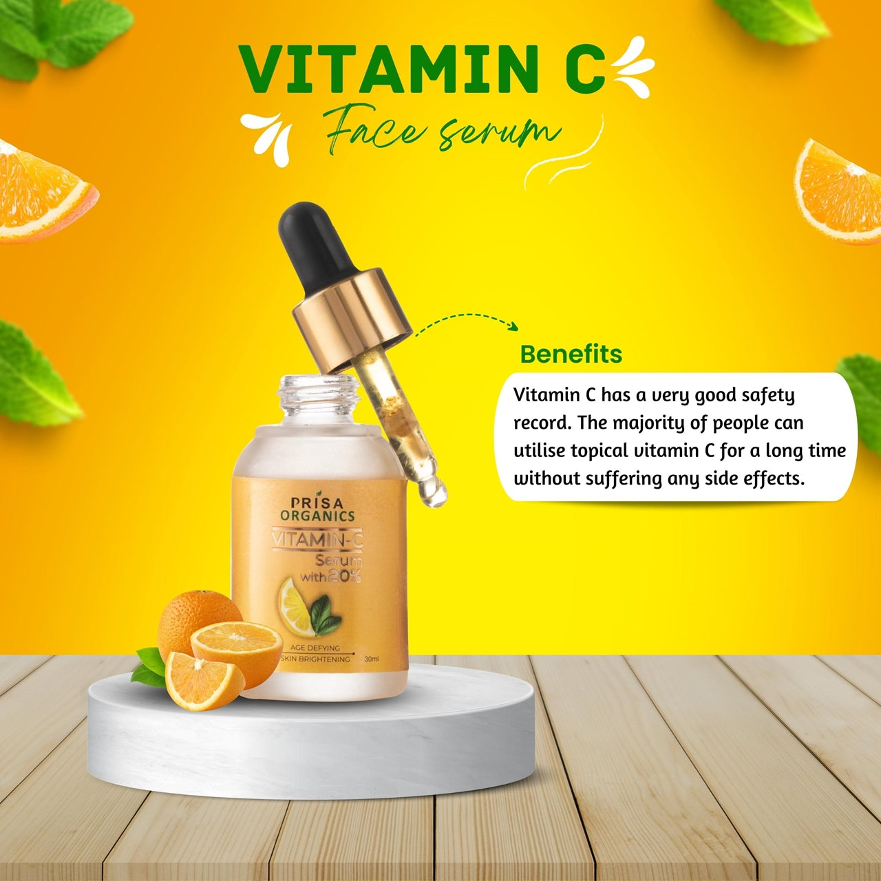 Prisa Organics Vitamin-C Serum - Grab2buy