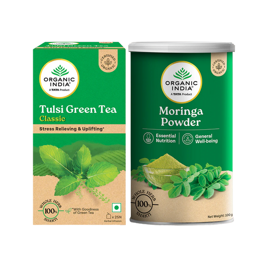 Combo Green Tea Classic & Moringa Powder