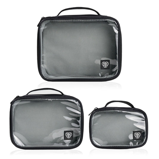 PAC Studio My Clear Makeup Pouch (set Of 3)
