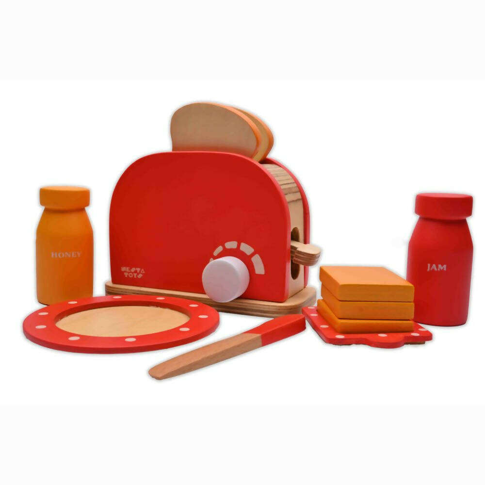 Nesta Toys Bread Pop-up Toaster Toy - Multicolor - Grab2buy