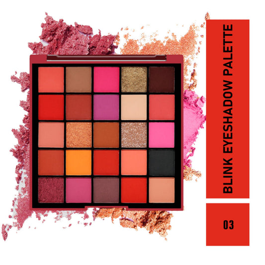Matt Look 25 Colors Blink Eyeshadow Palette - 03