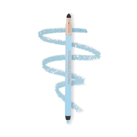 Makeup Revolution Streamline Waterline Eyeliner Pencil-Ultra Creamy Smudge Proof Smokey Looks - Light Blue