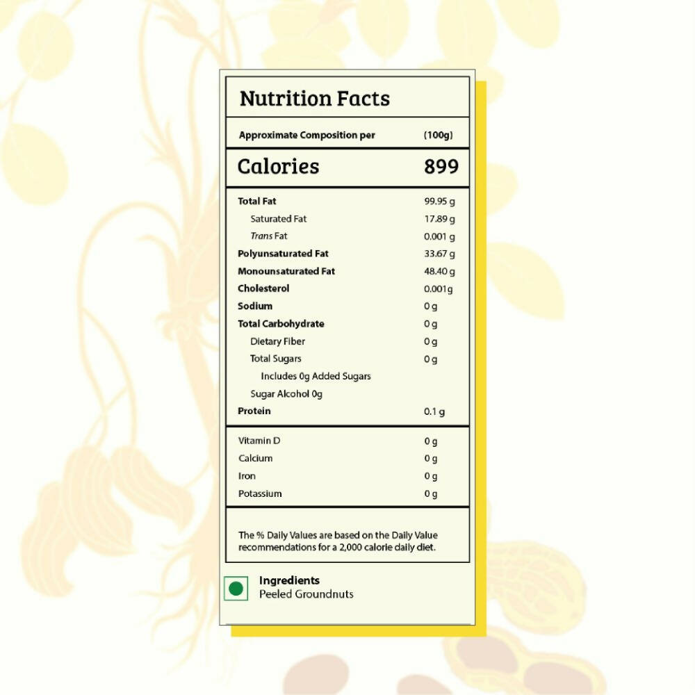 Gramiyaa Wood Cold Pressed Groundnut Oil - Grab2buy
