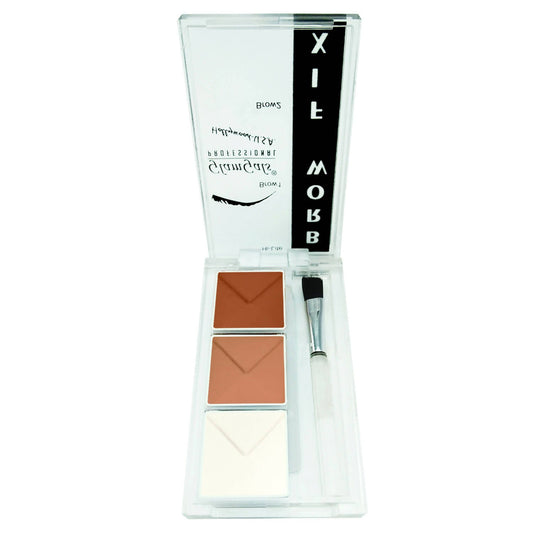 Glamgals Brow Fix Kit - White, Light Brown, Dark Brown