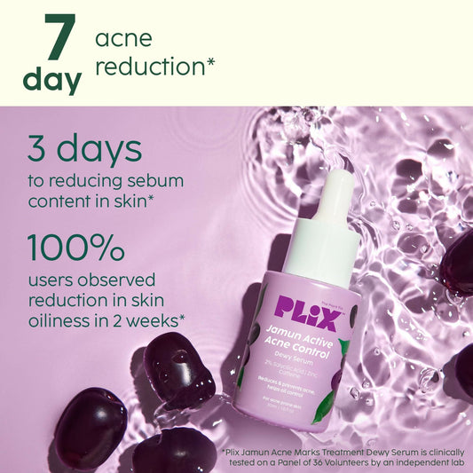 PLIX The Plant Fix 2% Niacinamide and Salicylic Acid Jamun Moisturizer and Serum Combo Grab2Buy PLIX The Plant Fix Grab2Buy