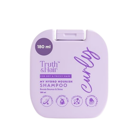 Truth & Hair Hydro Nourish Shampoo For Curly Hair With Aloevera Leaf Powder Grab2Buy Truth & Hair Grab2Buy