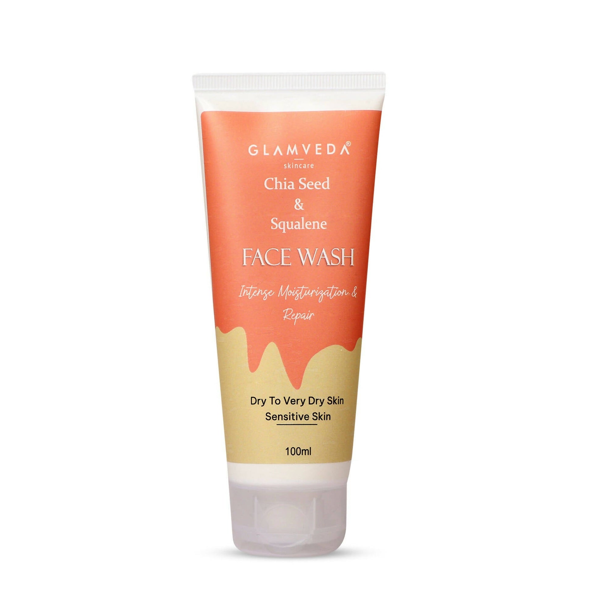 Glamveda Chia Seeds & Squalene Nourishing Face Wash - Grab2buy