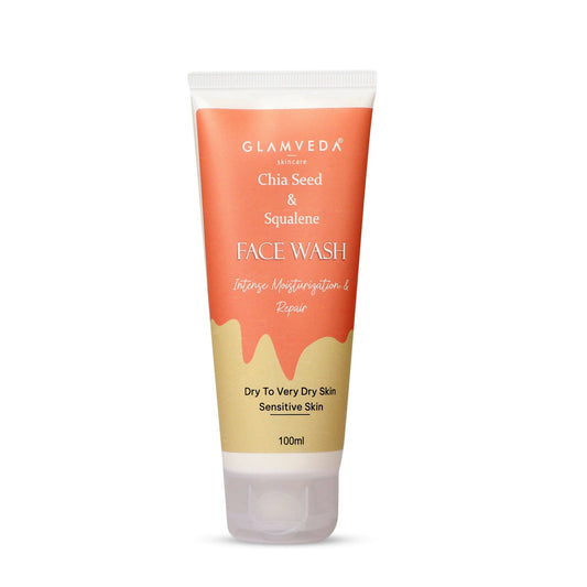 Glamveda Chia Seeds & Squalene Nourishing Face Wash - Grab2buy
