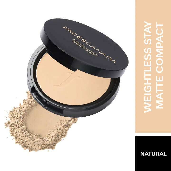 Faces Canada Weightless Stay Matte Compact SPF20-Natural 02 - Grab2buy