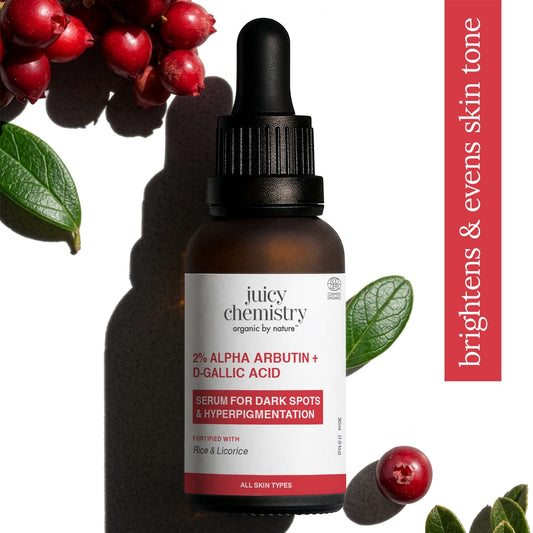 2% Alpha Arbutin + D-Gallic Acid Natural Face Serum