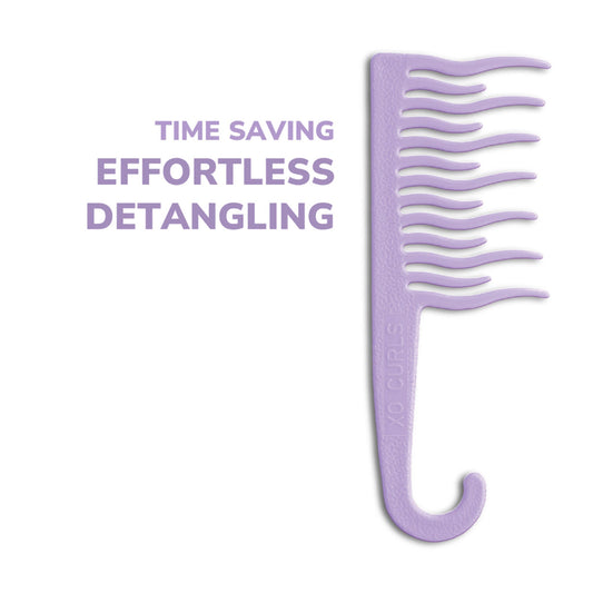 XO Curls Shower Detangling Comb - Lavender Grab2Buy XO Curls Grab2Buy