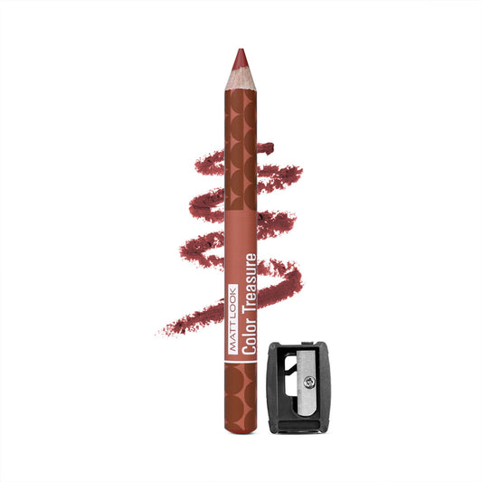 Matt Look Color Treasure Luxury Matte Lip Pencil Crayon - 16 Clay Crush