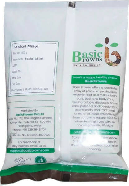 BasicBrowns Foxtail Millet - Grab2buy