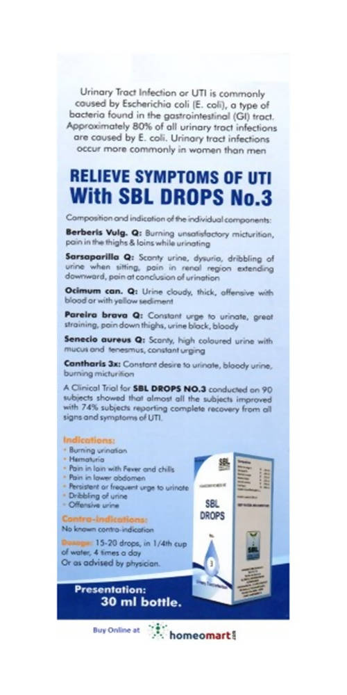 SBL Homeopathy Drops No. 3 - Grab2buy