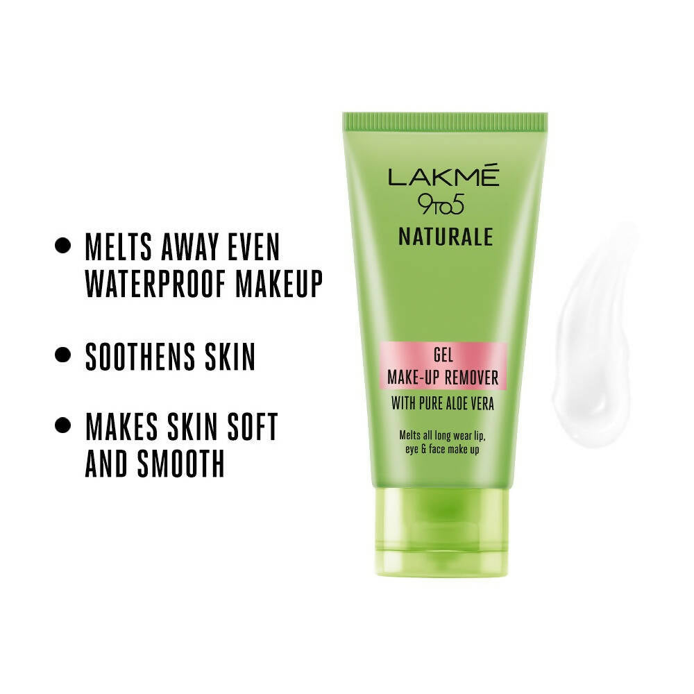 Lakme 9 To 5 Naturale Gel Makeup Remover With Pure Aloe Vera - Grab2buy