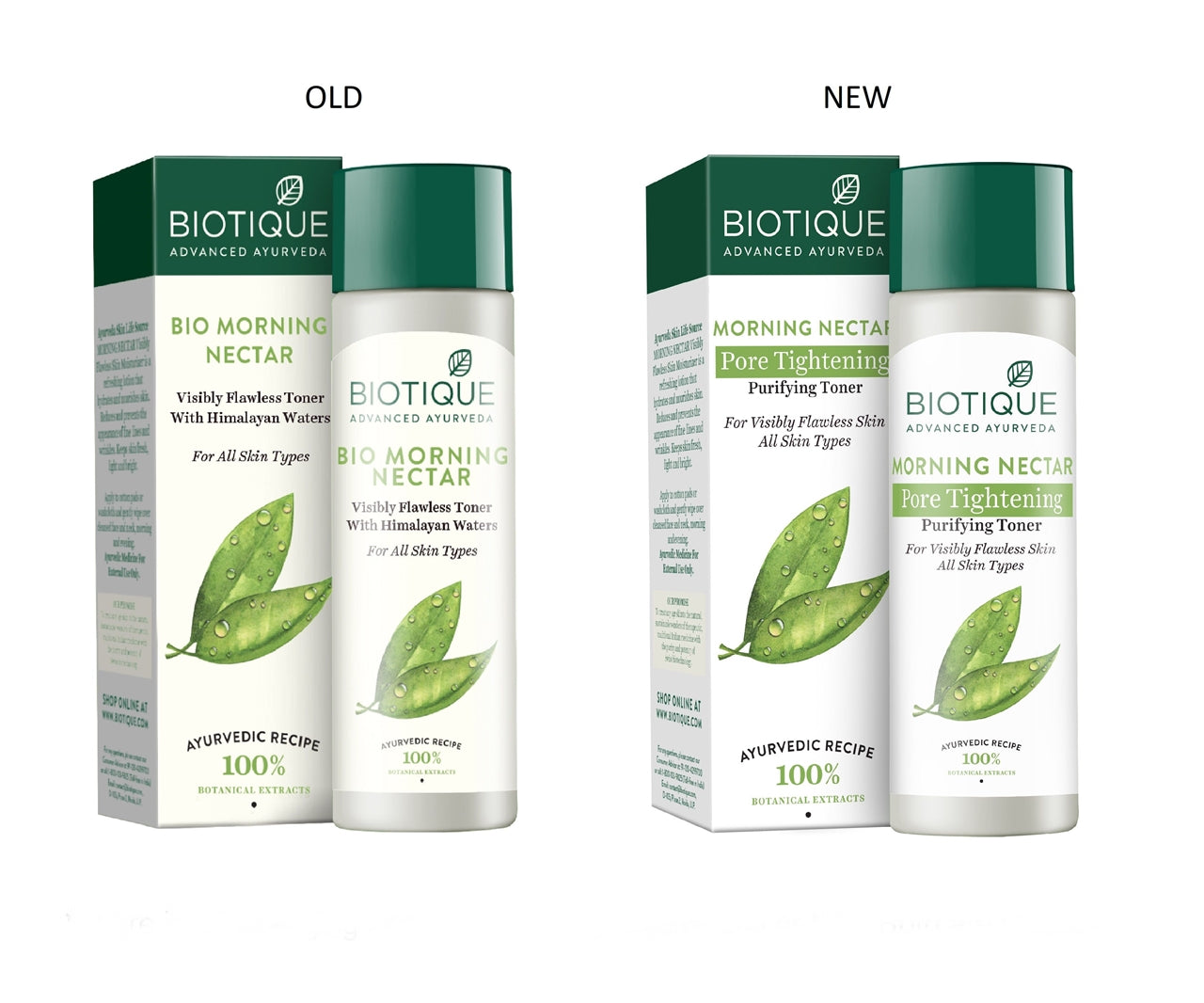 Biotique Advanced Ayurveda Bio Morning Nectar Visibly Flawless Toner - Grab2buy