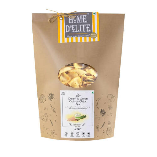 Home D'elite Cream & Onion Quinoa Chips - Grab2buy