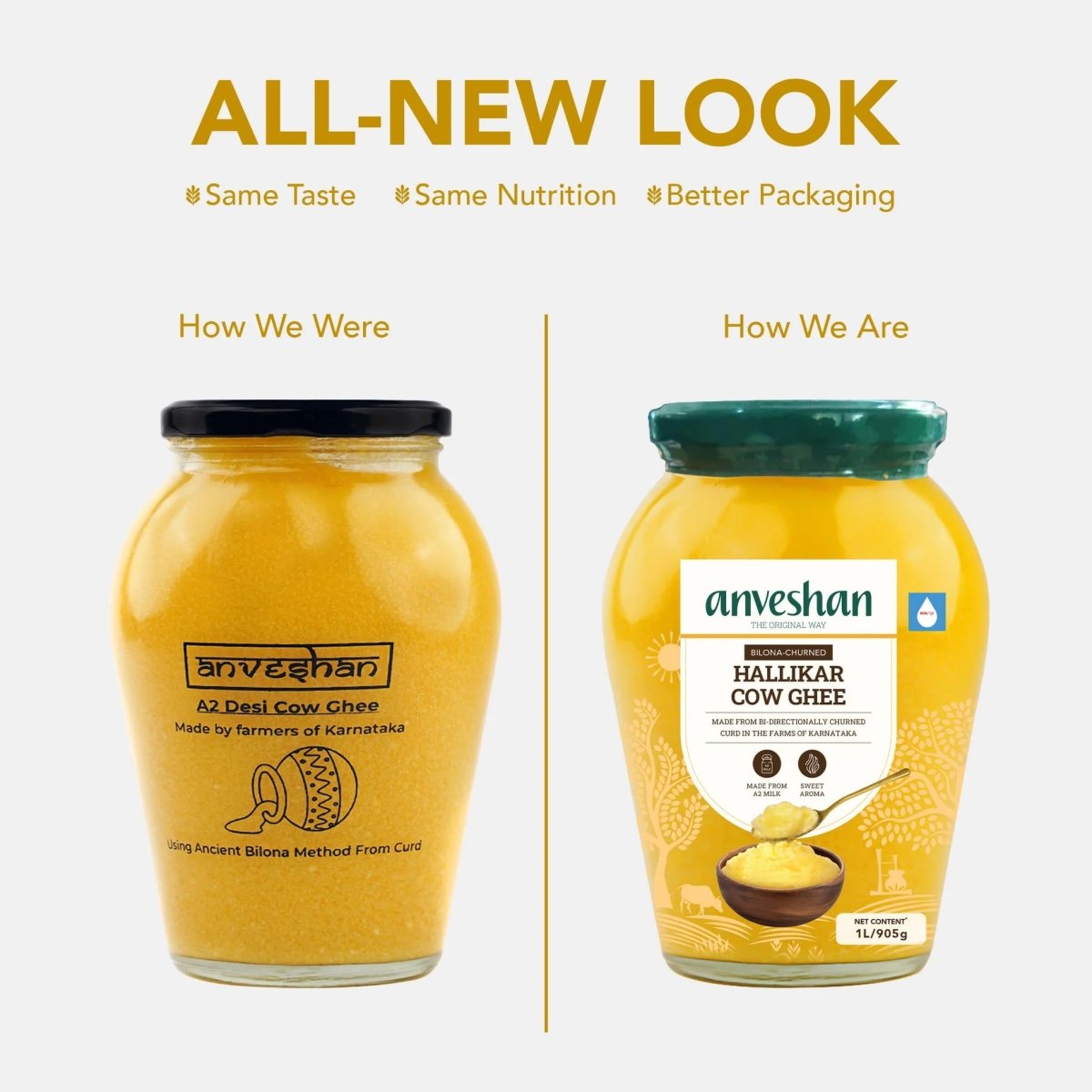 Anveshan A2 Desi Cow Ghee - Grab2buy