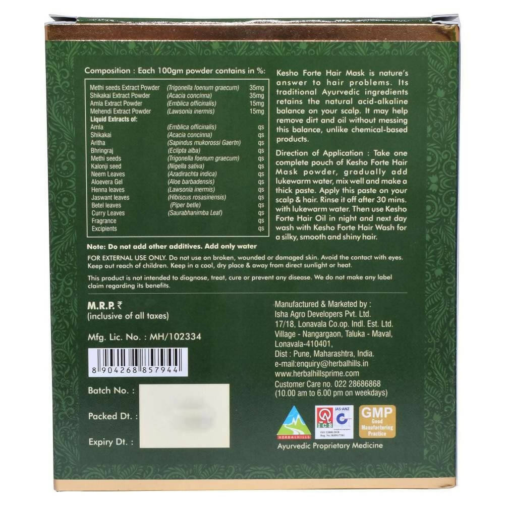 Herbal Hills Kesho Forte Hair Mask Powder - Grab2buy