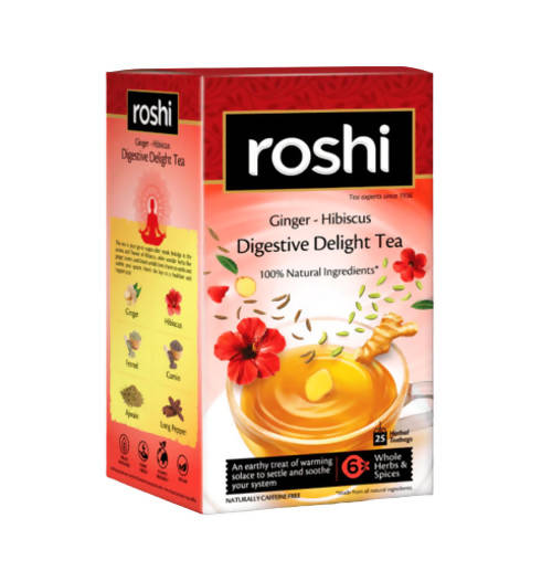 Roshi Ginger - Hibiscus Digestive Delight Tea - Grab2buy