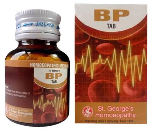 St. George’s Homeopathy BP Tablets – Homeopathic Blood Pressure & Cardiovascular Wellness Remedy