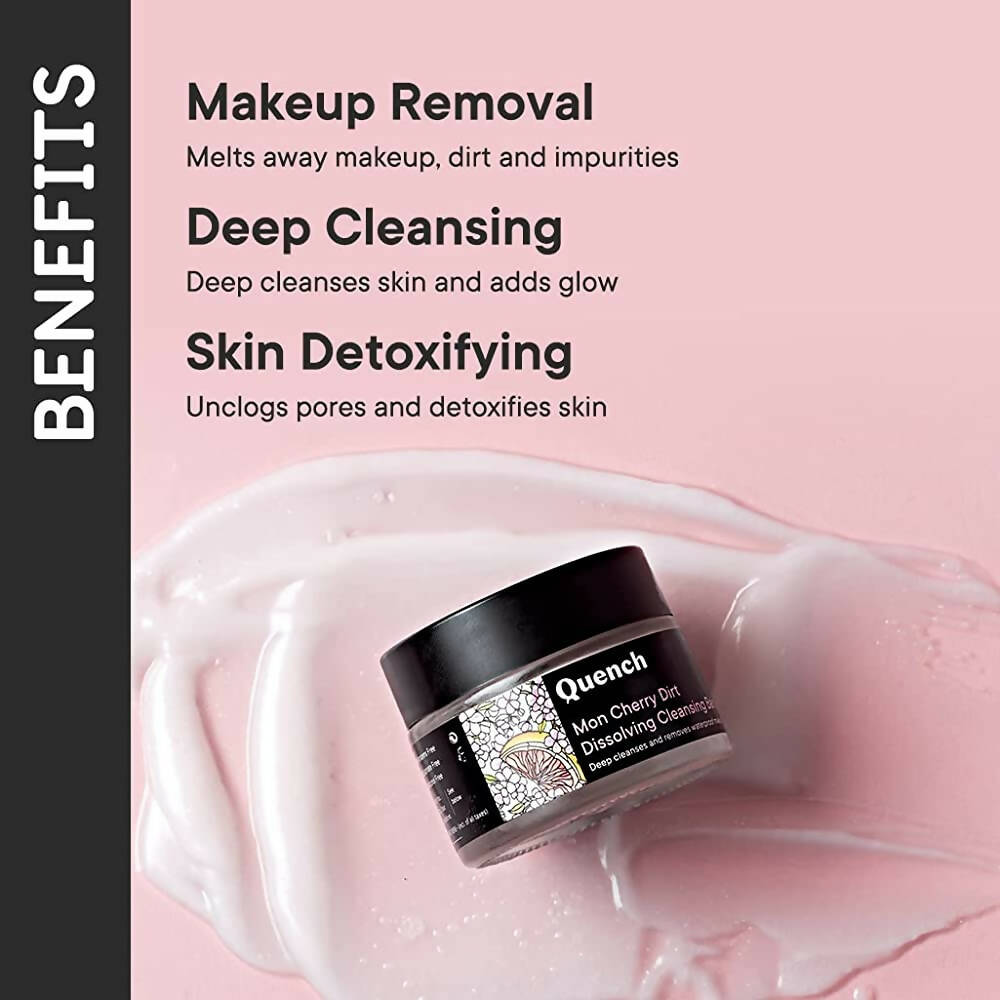 Quench Botanics Mon Cherry Dirt Dissolving Cleansing Balm - Grab2buy