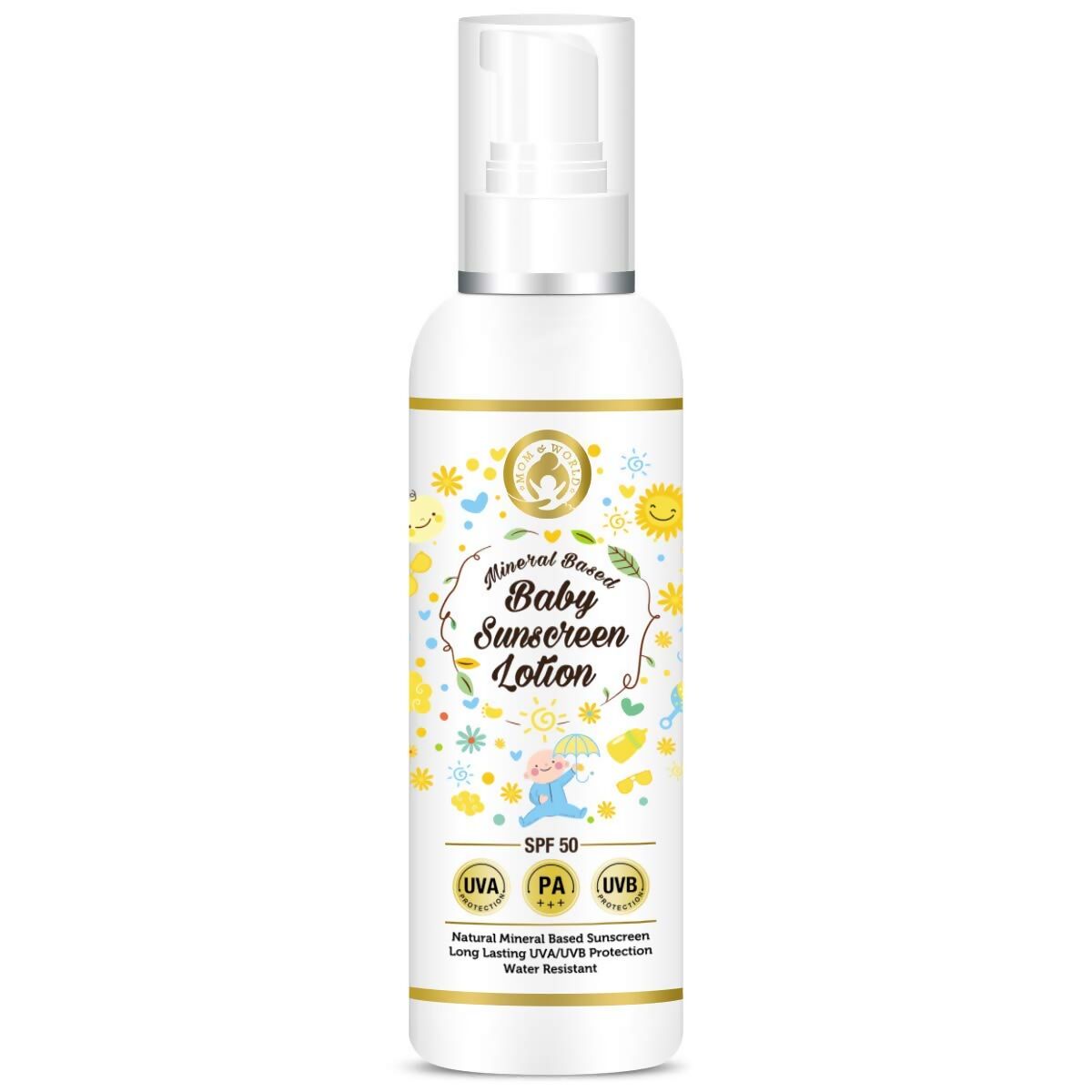 Mom & World Baby Sunscreen Lotion - Grab2buy