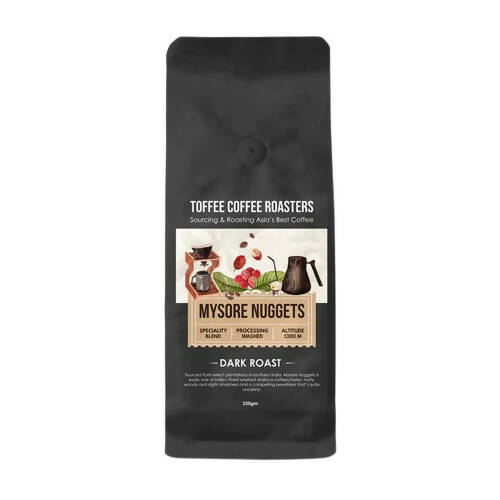 Toffee Coffee Roasters Mysore Nuggets - Specialty Blend Coffee Grab2Buy Toffee Coffee Roasters Grab2Buy
