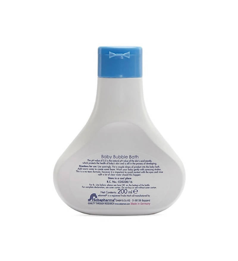 Sebamed Baby Bubble Bath use