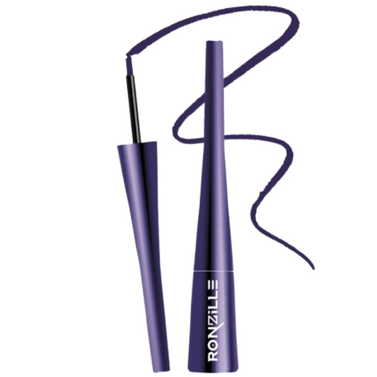 Ronzille Smudgeproof And Waterproof Liquid Matte Eyeliner - Blue