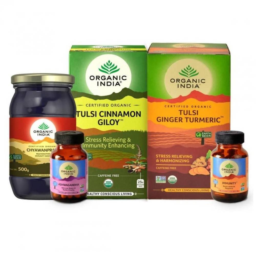 Organic India Immunity Kit Advanced - Distacart