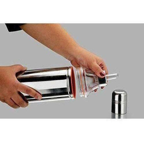 Nirlon Stainless Steel Oil Pot, 1 Litre, Silver - Grab2buy