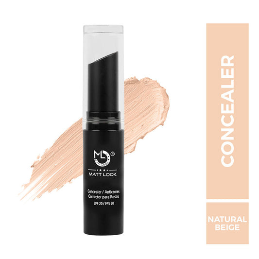 Matt Look Concealer & Anticernes SPF 20 - Natural Beige