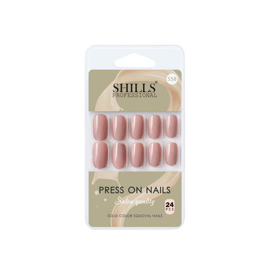 Shills Professional Reusable Press On Nails Square - SPN558