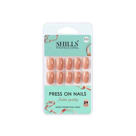 Shills Professional Reusable Press On Nails Oval - SPN513
