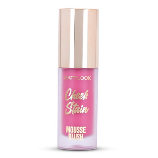 Matt Look Cheek Stain Mousse Blushs - 03 Roseate