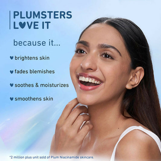 Plum Niacinamide Serum & Moisturizer Duo With Rice Water - Fades Blemishes, Hydrates & Brighten Skin Grab2Buy Plum Grab2Buy