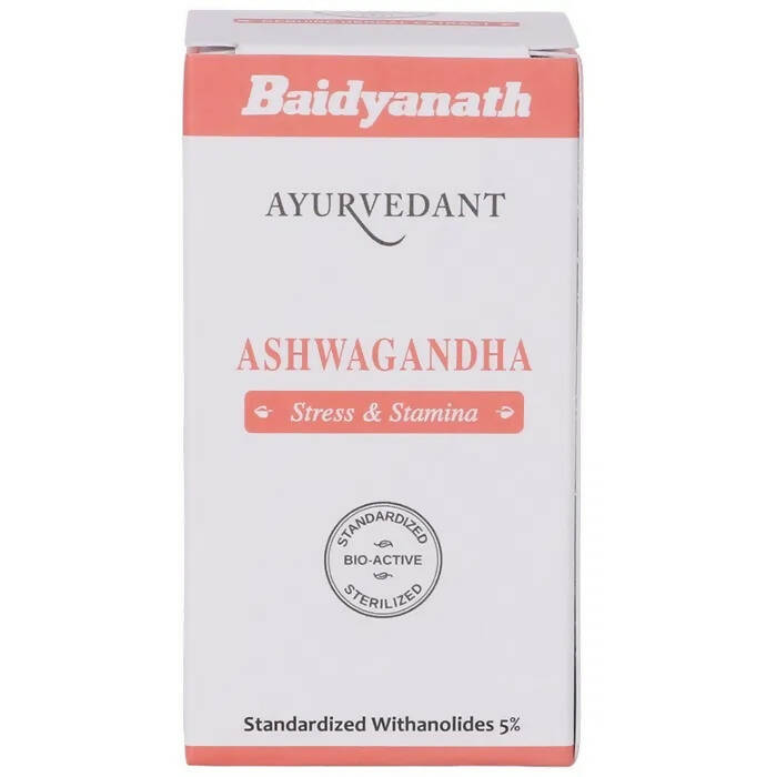 Baidyanath Jhansi Ayuvedant Ashwagandha Tablets - Grab2buy