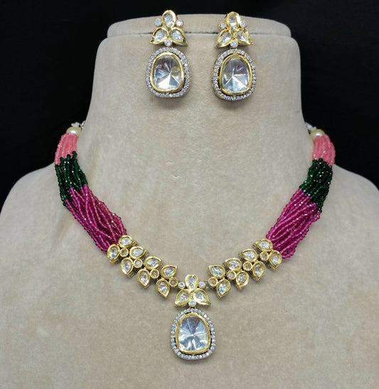 Kundan Necklace Set For Women By House of Ree
