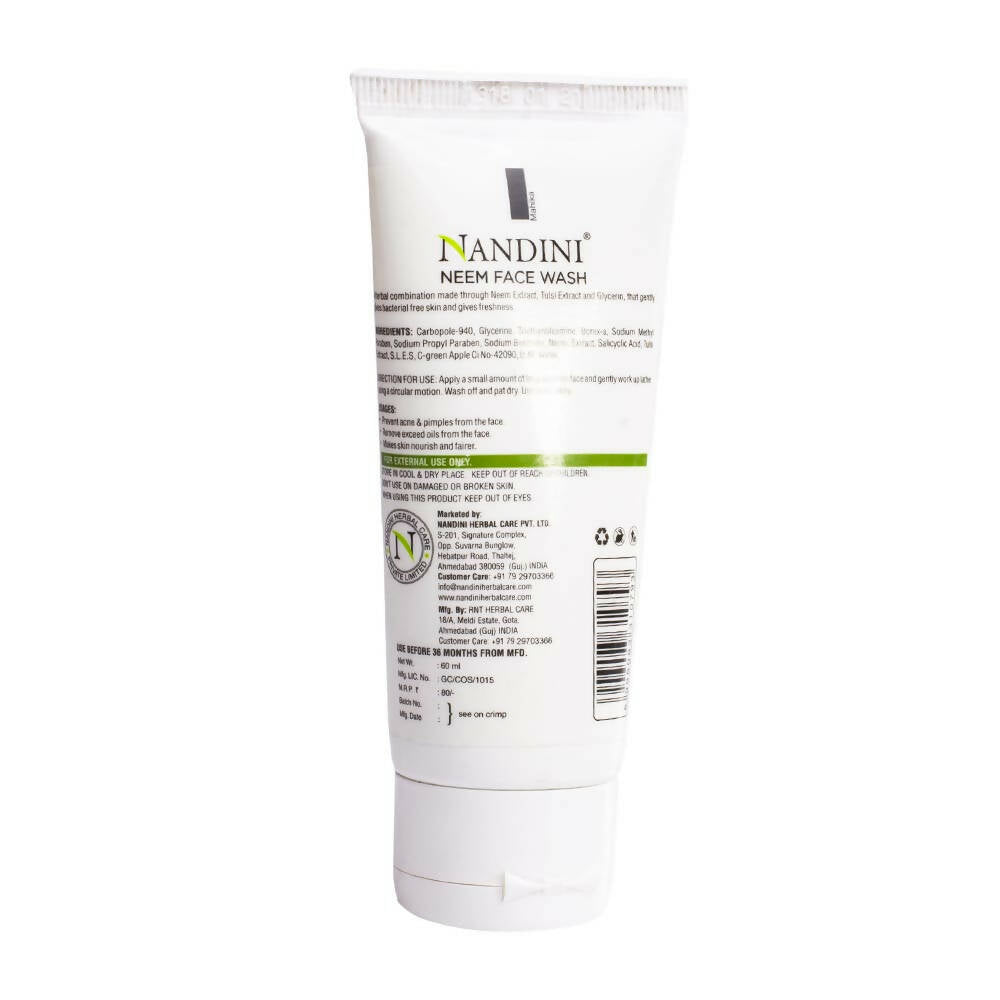 Nandini Herbal Neem Tulsi Face Wash - Grab2buy