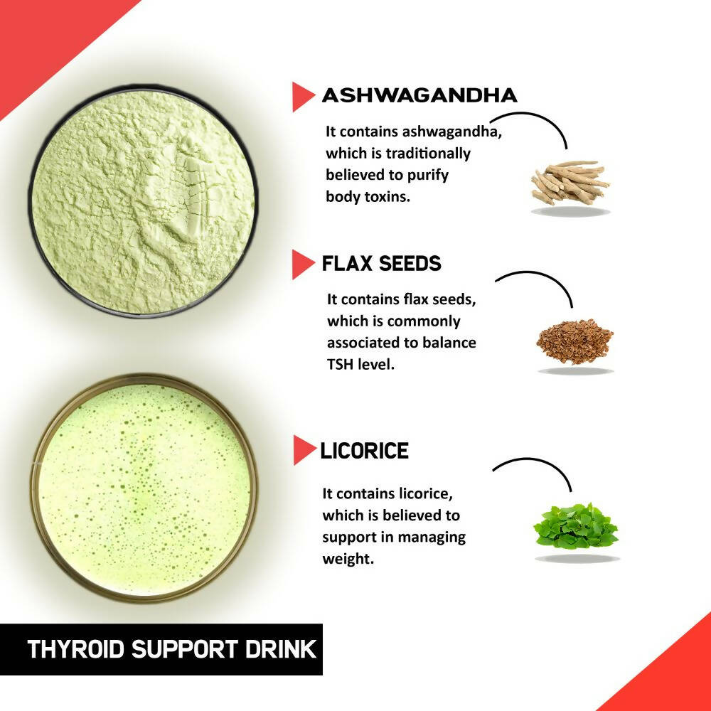 Just Vedic Thyroid Support Drink Mix - Grab2buy