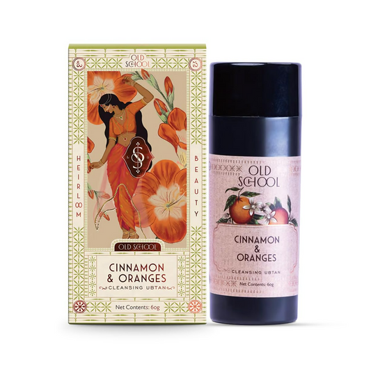 Old School Rituals Cinnamon & Oranges Cleansing Ubtan Natural Exfoliating Face Wash Powder Grab2Buy Old School Grab2Buy