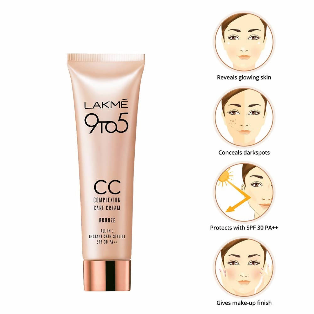 Lakme 9To5 Complexion Care Face Cream - Bronze - Grab2buy
