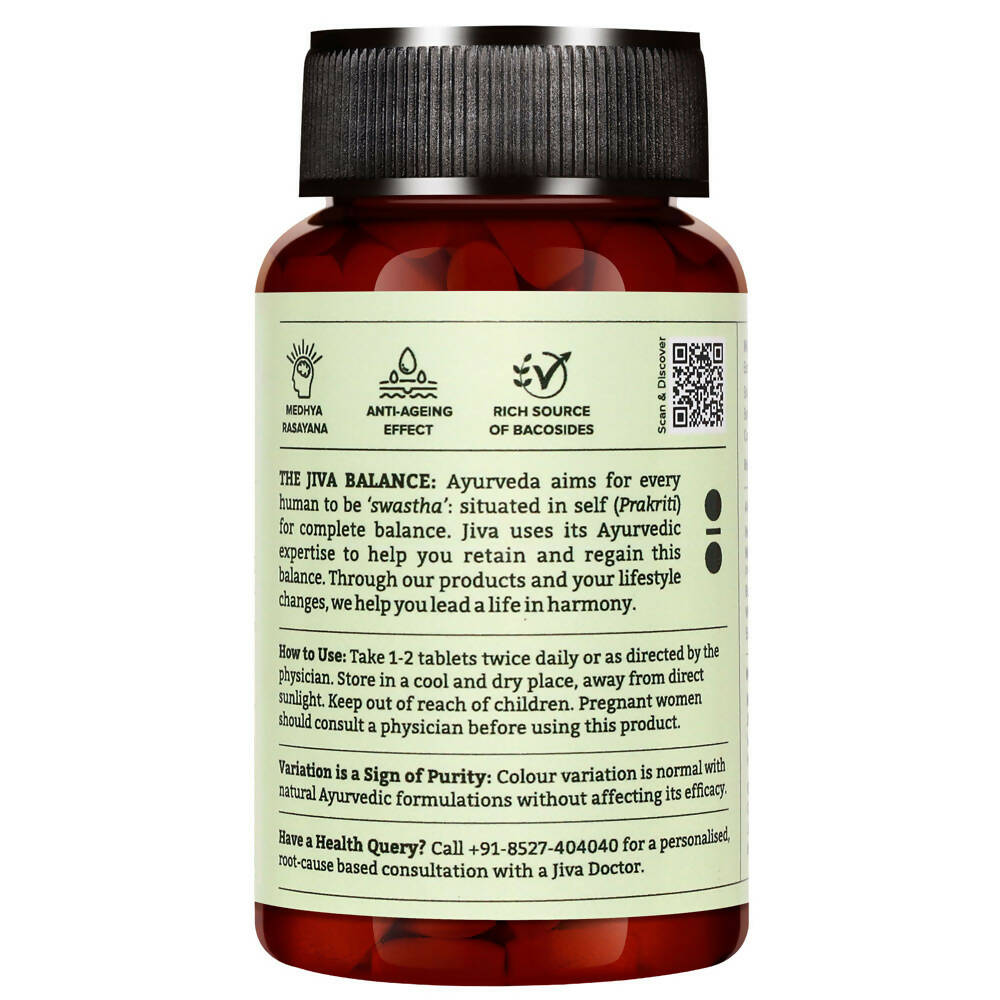 Jiva Ayurveda Brahmi Tablets - Distacart