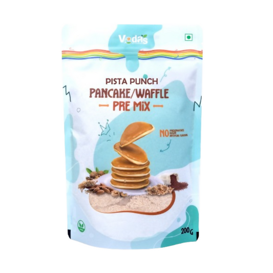 Vedas Kitchen Pista Punch Waffle/Pancake Premix Grab2Buy Vedas Kitchen Grab2Buy