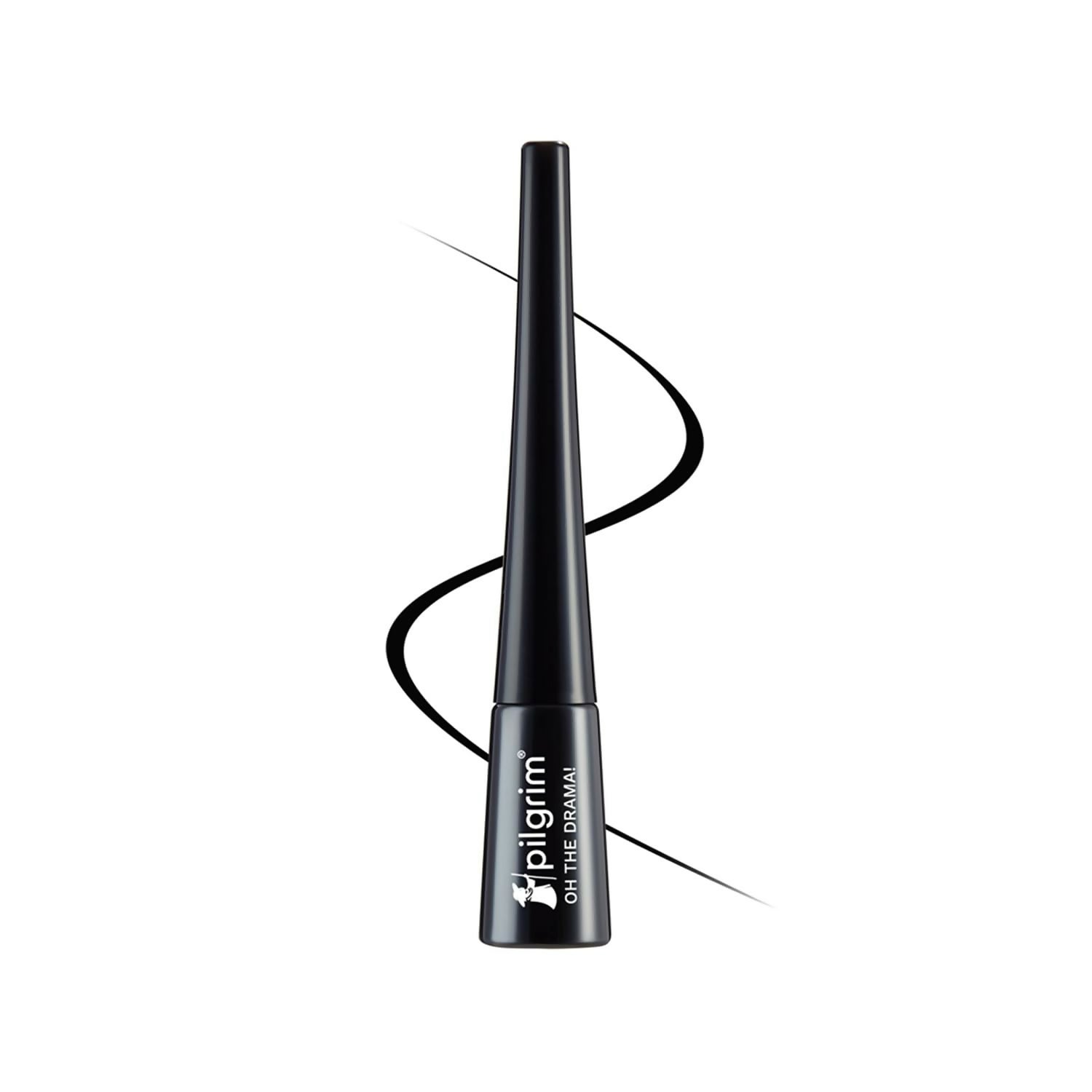 Pilgrim Metallic Eyeliner Black Scandal, Long Lasting & Smudge Proof Enriched With Argan Oil - Grab2buy
