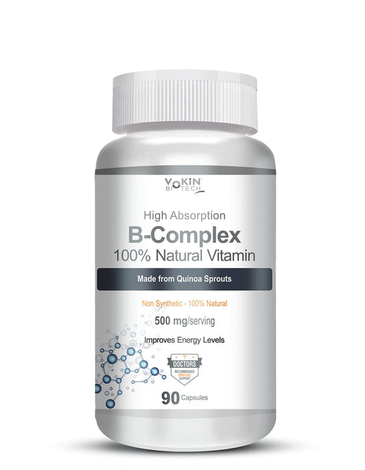 Vokin Biotech 100% Natural Vitamin B-Complex Capsules Grab2Buy Vokin Biotech Grab2Buy