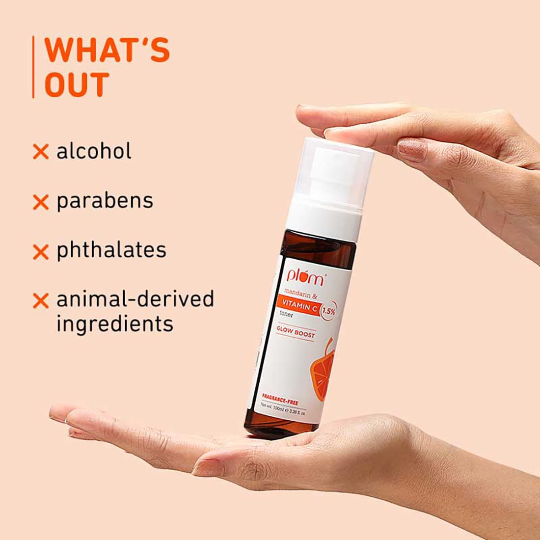 Plum 1.5% Vitamin C Toner with Mandarin for Glowing Skin - Grab2buy